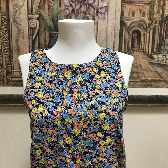 Jella Couture Dress Sleeveless Blue Floral Size S - Picture 4 of 8